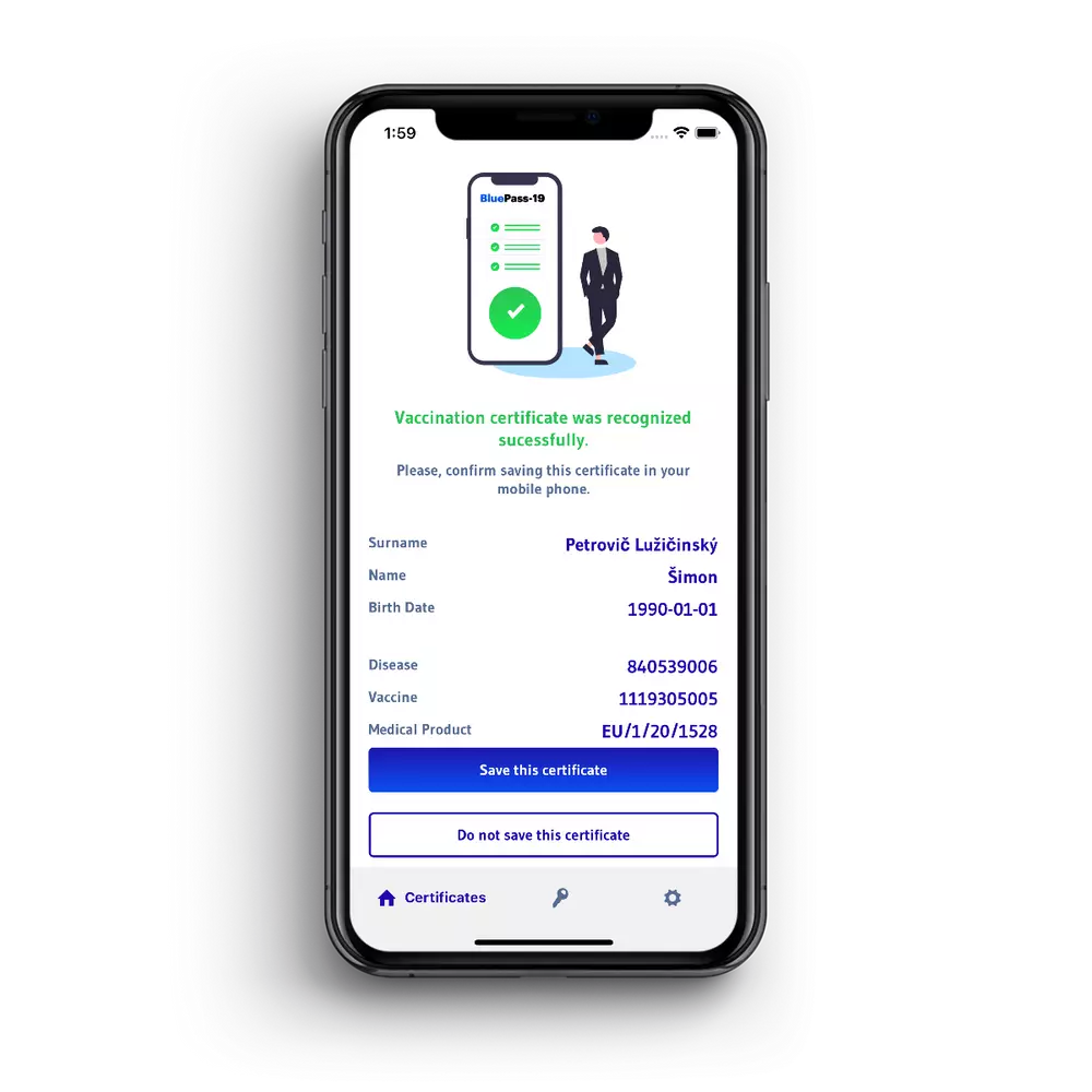 Bluepass, Greenpass - Open-source EU Covid Travel Certificate QR Scanner