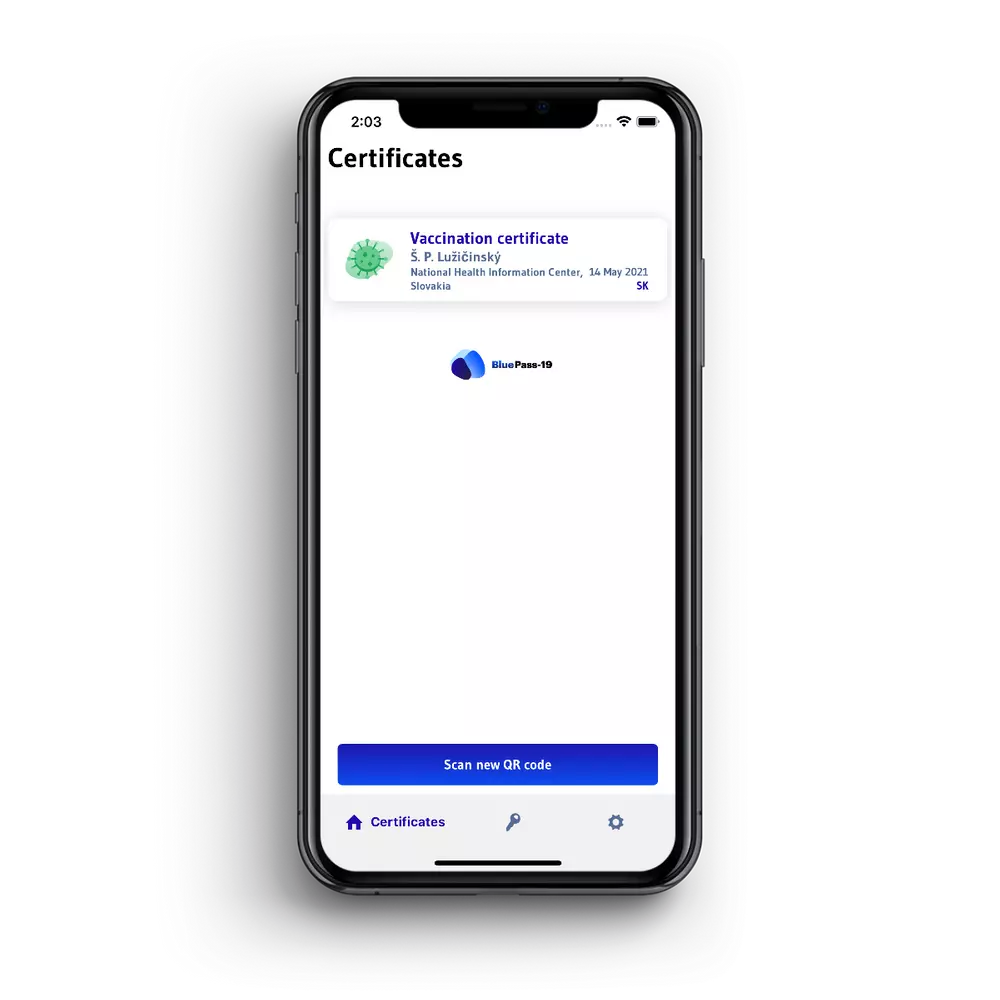 Bluepass, Greenpass - Open-source EU Covid Travel Certificate QR Scanner